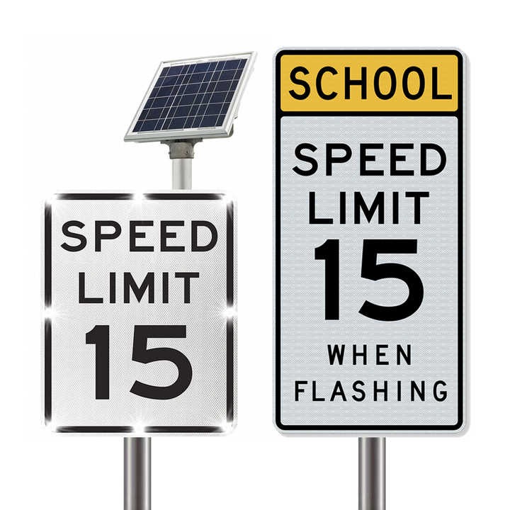 Customize Your School Speed Limit Sign with LED Illumination